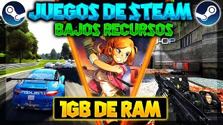 🚀7 Mejores JUEGOS GRATIS con POCOS REQUISITOS de STEAM ✅para PC de BAJOS RECURSOS 2023😎 [upl. by Nnaeitak579]