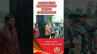 Bupati Solok Epyardi Asda Temu Ramah Bersama Pangdam IBukit Barisan [upl. by Skinner]