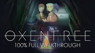 OXENFREE 2016 BEST ENDING  All friends All Notes Replay Message [upl. by Diver]