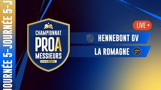 PRO A MESSIEURS  J5  HENNEBONT GV vs LA ROMAGNE SS [upl. by Krigsman]