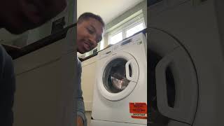 Replacing the handle on a hotpoint washing machine model wma0d 844 part 2 learning appliances [upl. by Anilehcim]