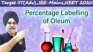 Target 2020  Percentage Labelling of Oleum  Stoichiometry  EduConcepts  By Gurpreet Sir [upl. by Heyra781]