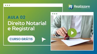 Curso Gratuito Direito Notarial e Registral  Classificação dos Registros Públicos  Aula 02 [upl. by Anoyk]