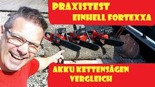 Praxistest Einhell Fortexxa Akku Kettensäge powerXchange einhellharry [upl. by Dunn873]