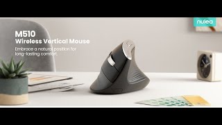 Nulea M510 Vertical Mouse Wireless [upl. by Lewin]