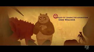 Kung Fu Panda 3 2016 end credits FXX live channel [upl. by Garlan922]