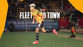 Match Highlights  Cambridge United 21 Fleetwood Town  Sky Bet League One [upl. by Drazze]