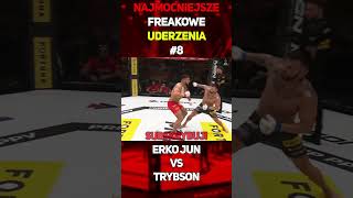 Najmocniejsze Freakowe Uderzenia 8  Erko Jun VS Trybson shorts erkojun trybson [upl. by Trbor665]