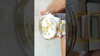 Casio enticer mens watch with gold line plated strapcasio watch india [upl. by Duaner]