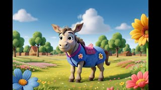 Donkeys song KidsMusickidssongsnursery rhymeskids story timeDancingAnimalsCreativePlaytime [upl. by Ruhl]