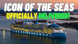 Icon of the Seas officially delivered to Royal Caribbean [upl. by Shabbir56]