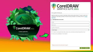 fixed email verification and login screen coreldraw 2021 problem [upl. by Hillery157]