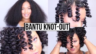 How To Get The PERFECT Bantu Knot Out  GUARANTEED Results [upl. by Erlandson]