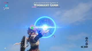 How to Kill WindBlight Ganon in Master Mode  Zelda Breath of the Wild [upl. by Markus457]