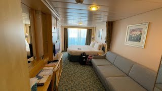 Mariner of the Seas Ocean View Balcony Stateroom Tour Cabin 7590 [upl. by Roderick713]