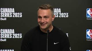 Toronto Raptors Media Availability  Postgame vs Sacramento Kings  October 8 2023 [upl. by Di]