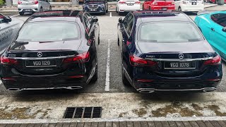 Mercedes E200 Avantgarde vs E300 AMG Line 2021 Malaysia [upl. by Anne-Marie]