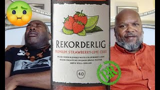 Cider Review 005  Rekorderlig Strawberry and Lime Premium Cider ABV 4  Booze Reviews [upl. by Heady]