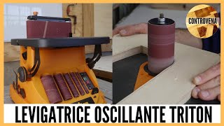 Recensione Levigatrice a mandrino oscillante TRITON TSPST 450  Falegnameria legno e fai da te [upl. by Aiepoissac120]