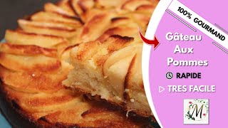 Recette Gâteau Aux Pommes Facile [upl. by Pansy]