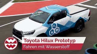 600kmTank Wir fahren den Toyota Hilux Prototyp mit Wasserstoff  World in Motion  Welt der Wunder [upl. by Yhtur]