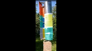 Fabriquer une éolienne verticale maison DIY VERTICAL WIND TURBINE [upl. by Trinee]