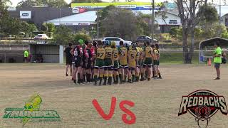 Mudgeeraba Redbacks Vs Jimboomba Thunder U14 Rnd 8 [upl. by Aicercal]