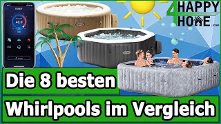 Whirlpool kaufen ☀️ Die 8 besten aufblasbaren Whirlpools im Vergleich Miweba Intex Bestway [upl. by Magdalen383]