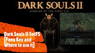 Dark Souls II SotFS Fang Key and Where to use it [upl. by Rufford]