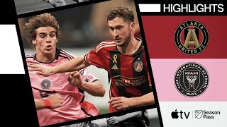 Atlanta United vs Inter Miami CF  Messi Suárez Stifled  Full Match Highlights [upl. by Chalmers]