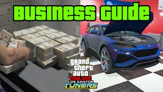 GTA 5  Tuners DLC  AUTO SHOP Business Guide amp Contract Missions [upl. by Eisor]