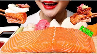 ASMR 🐟 연어회 🐟SALMON 🐟SUSHI MUKBANG NO TALKING EATING SOUND [upl. by Jp838]