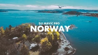 DJI MAVIC PRO NORWAY Spring in Oslo Cinematic Aerial View [upl. by Eimile]