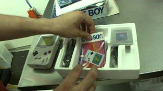 Nintendo Original Game Boy 1989 Unboxing [upl. by Trow126]