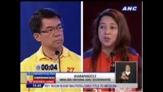 Harapan 2013 Mitos Magsaysay Koko Pimentel face off [upl. by Caril515]