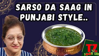 Sarso da Saag in punjabi styleTZFoodampLife [upl. by Ikceb]