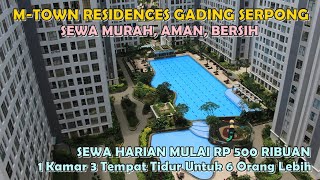 Sewa Murah Apartemen Gading Serpong Tangerang MTown Residences [upl. by Yhtommit]