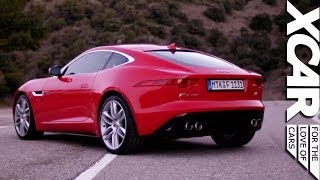 Jaguar FType R Coupe Review  XCAR [upl. by Ahsennek]