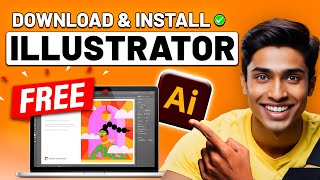 How to Download Adobe Illustrator for FREE on PC amp MAC in 2024 Updated Way [upl. by Gottuard229]