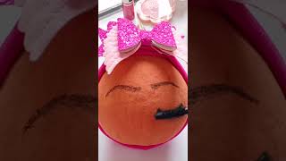 ASMR Makeup 🎃Lets make pumpkins for the party asmr makeup shorts short barbiemakeover [upl. by Oflodur]