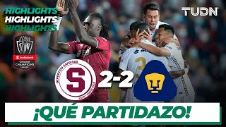 Highlights  Saprissa 22 Pumas  CONCACHAMPIONS  Octavos  TUDN [upl. by Nathanil295]