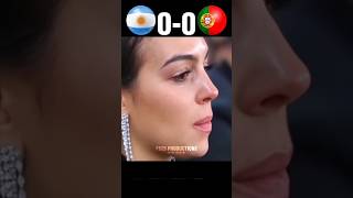 Argentina vs Portugal 😱🤯😱Semi final World Cup 2026 Imaginary football shorts ronaldo [upl. by Lachish]