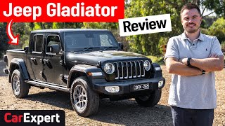 Jeep Gladiator onoffroad review 2021 We take all the doors and roof off [upl. by Nogam]