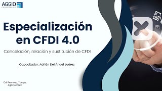 Cancelacion relacion y sustitucion de CFDI´s [upl. by Ttereve685]