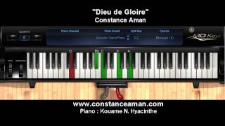 Piano  Dieu de Gloire [upl. by Golding]