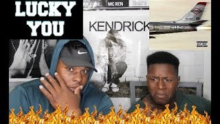 EMINEM  LUCKY YOU FT JOYNER LUCAS KAMIKAZE REACTION [upl. by Roi]