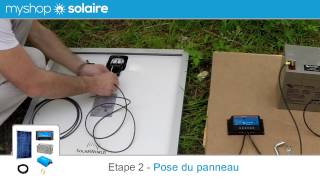 Monter un Kit Solaire AUTONOME  Panneau Solaire  Mini BMS  MyShop Solaire [upl. by Yllod]