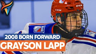 Grayson Lapp  Fort Saskatchewan Rangers U17 AAA AEHL  Forward 2008 DOB [upl. by Him912]