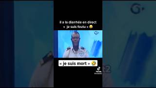 Il a la diarrhée en direct à la télé 🤣😭 [upl. by Mahmud79]