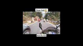 Close Call😱viralvideo rs200 trending youtube shorts motovlog ride travel [upl. by Nowahs258]